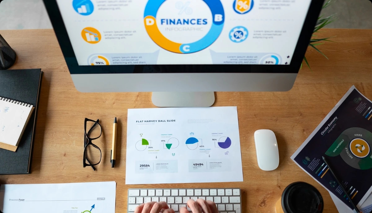 Virtual CFO - finance planning and team meeting