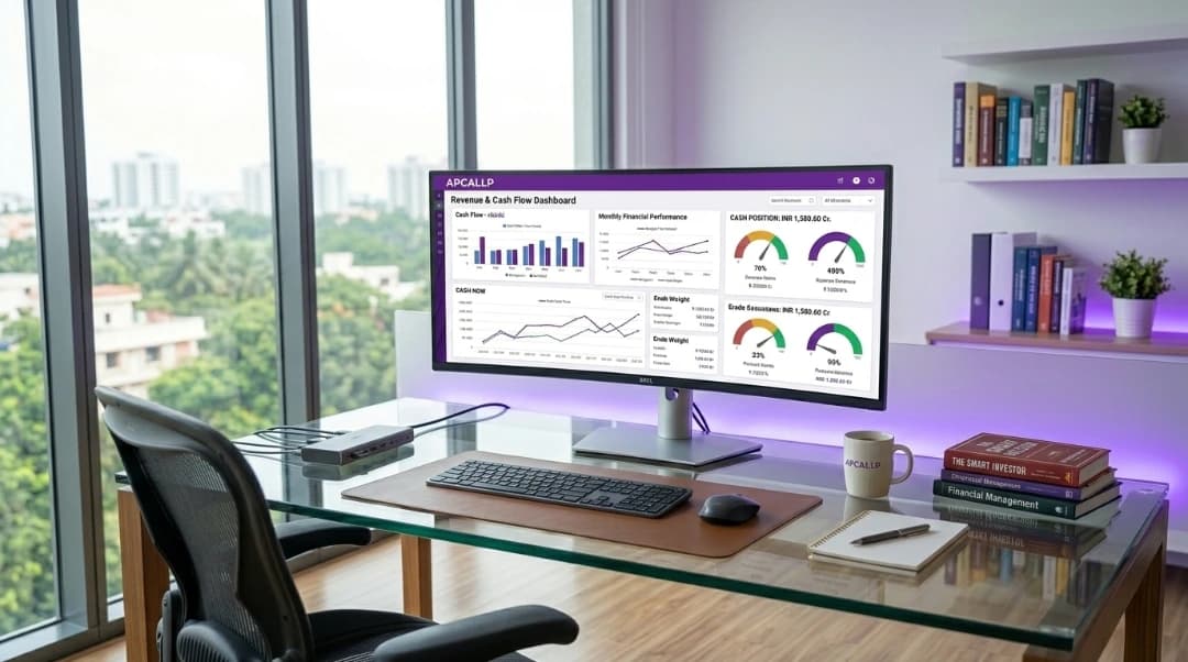How VCFOs handle Cash Flow Monitoring and KPI Forecasting? | Online CFO Services India